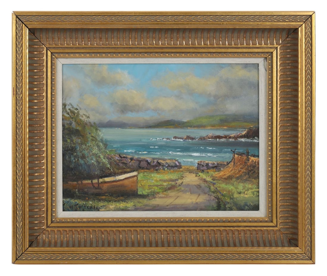 NORMAN J. MCCAIG (1929 - 2000): Title: Resting Medium: Oil on CanvasSignature: Signed Lower LeftProvenance: Private CollectionFramed