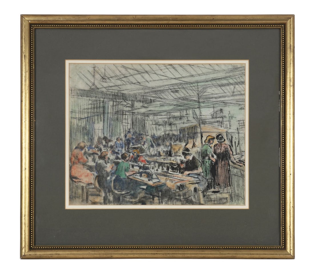 WILLIAM CONOR OBE RHA RUA ROI (1881 - 1968) (1 of 4)