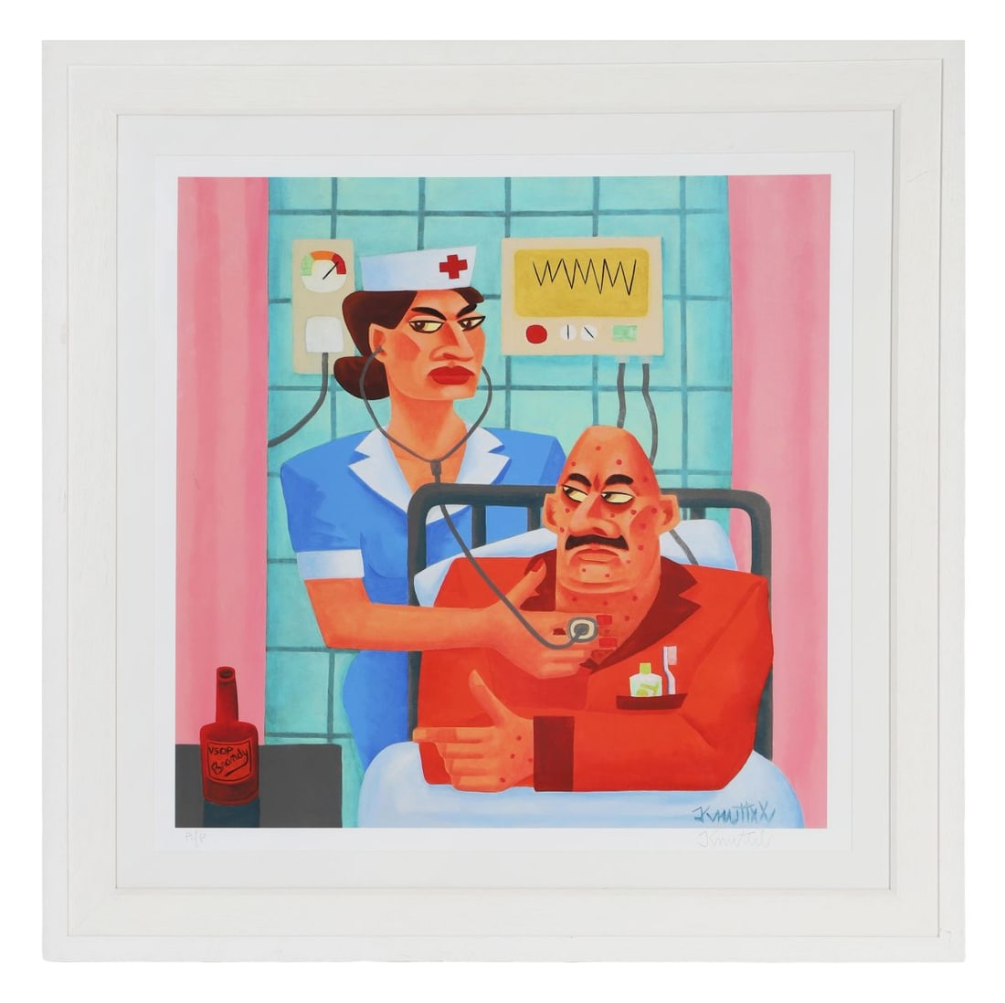 GRAHAM KNUTTEL (1954 - 2023): Title: ImpatientMedium: Artist's ProofSignature: Signed Lower RightProvenance: Private CollectionFramed