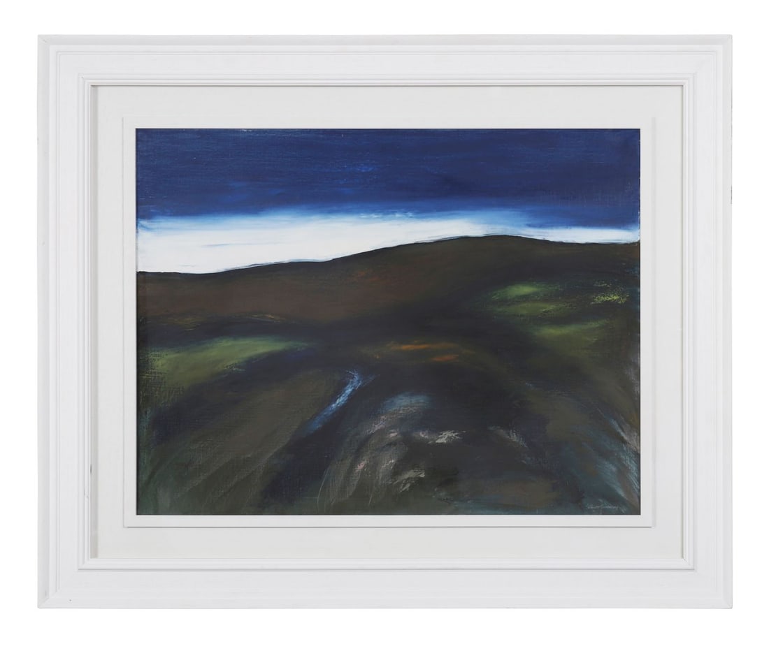SEAN MCSWEENEY HRHA (1935 - 2018): Title: Reclaimed Mountain Field (1980)Medium: Oil on CanvasSignature: Signed Lower Right and Inscribed on Taylor Galleries Label VersoProvenance: Taylor Galleries, Dublin (Label Verso); Private Collec