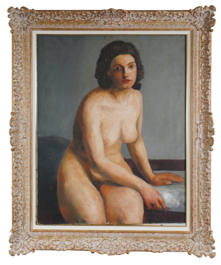 André Derain, 1880 - 1954: André Derain, 1880 - 1954 Le Modèle, Oil on canvas (unlined), Provenance: Private Collection, Paris, Painted c. 1924-5, A certificate of authenticity from the Comité Derain, Paris will be made avai