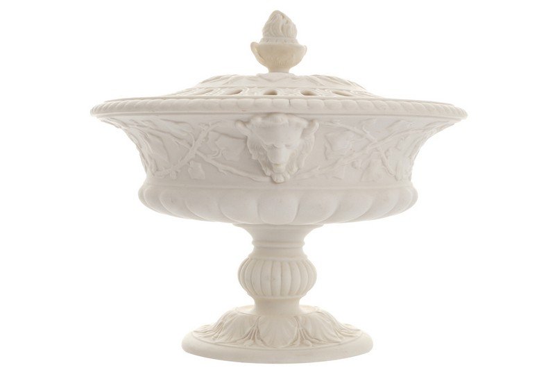 Copeland Spode cream ware pot pourri, circa 1900 (1 of 1)