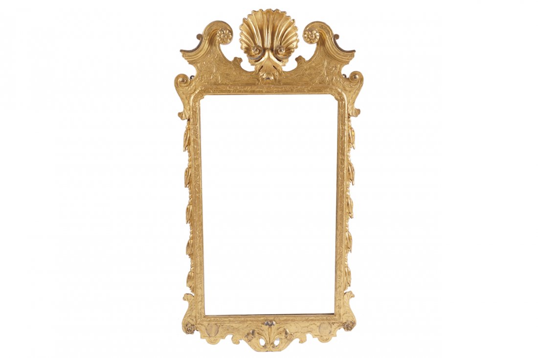Irish George II period gilt framed pier mirror (1 of 1)