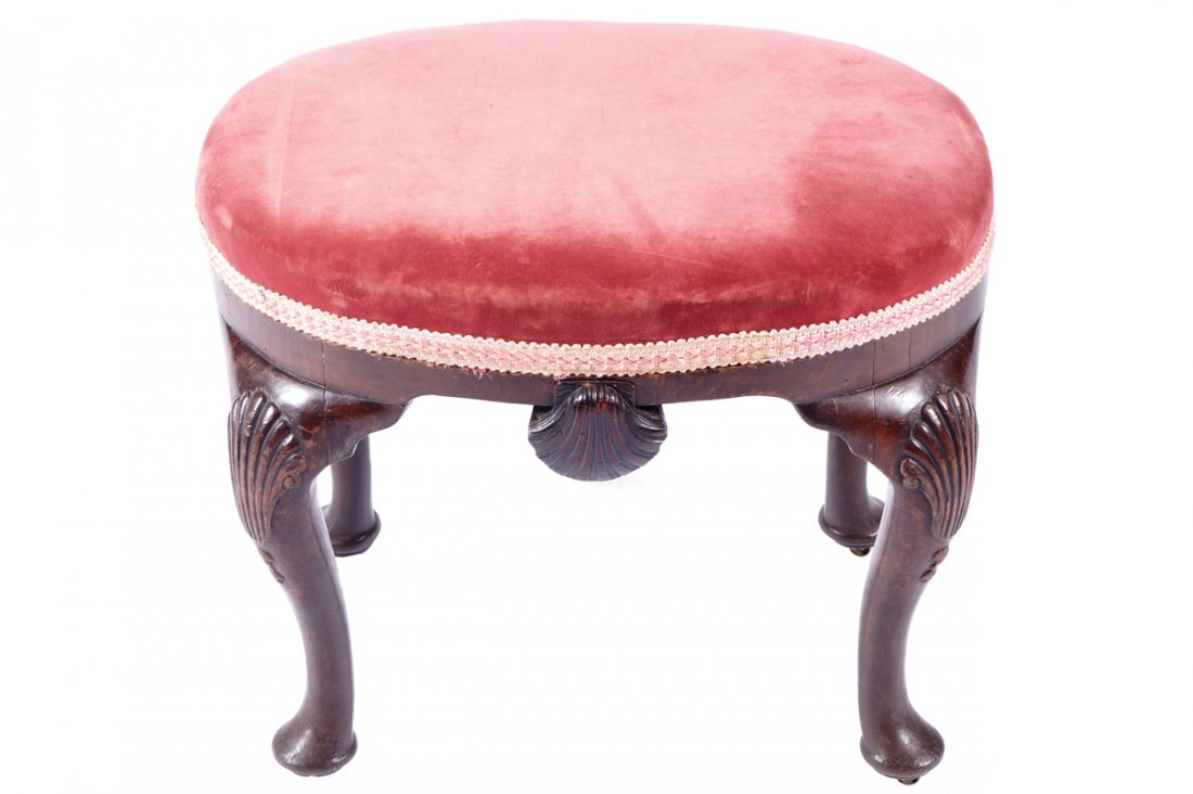 Irish eighteenth-century mahogany and upholstered (1 of 1)