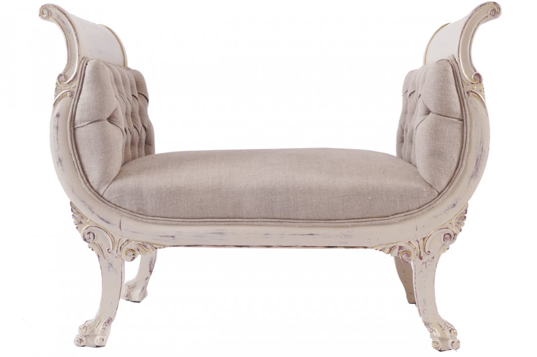 Nineteenth-century painted and upholstered bateau (1 of 1)