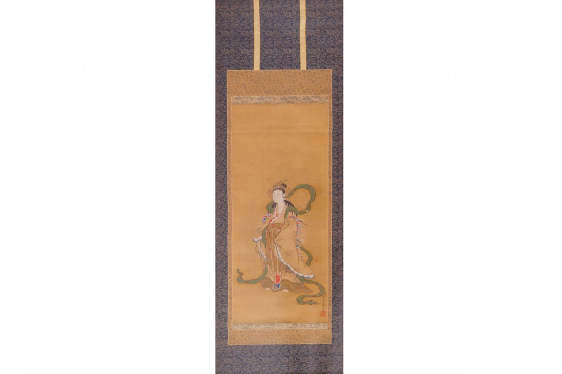 Chinese Qing period framed scroll (1 of 1)