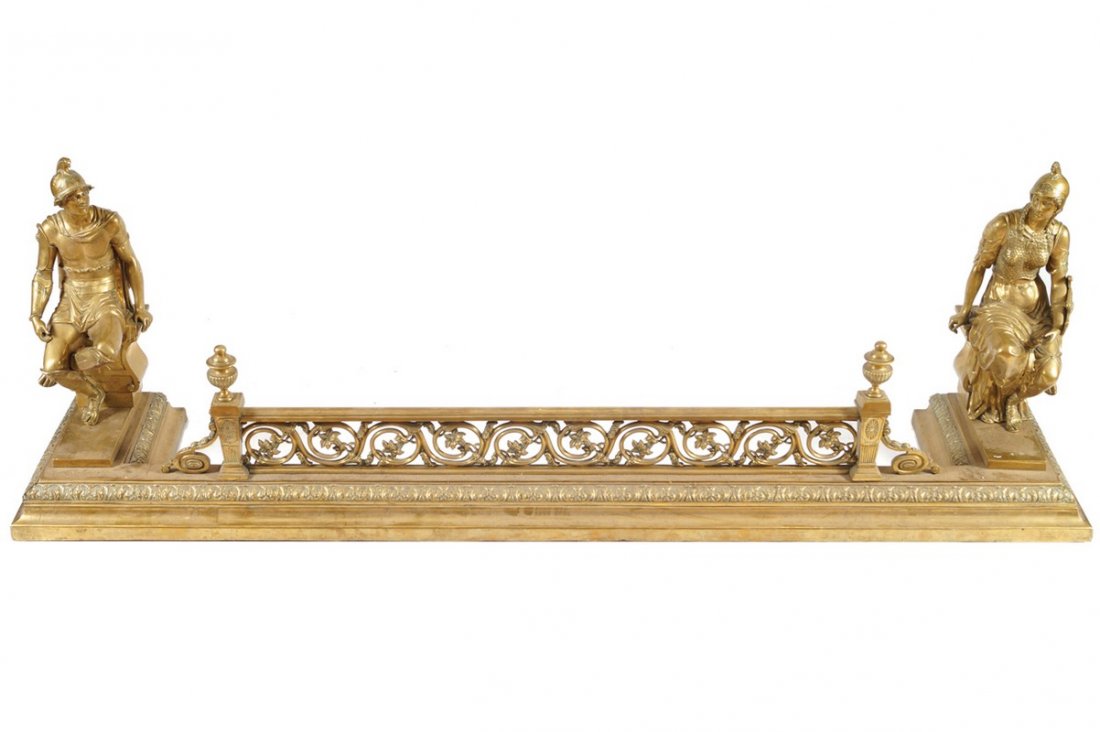 MONUMENTAL NINETEENTH-CENTURY FIRE FENDER (1 of 3)