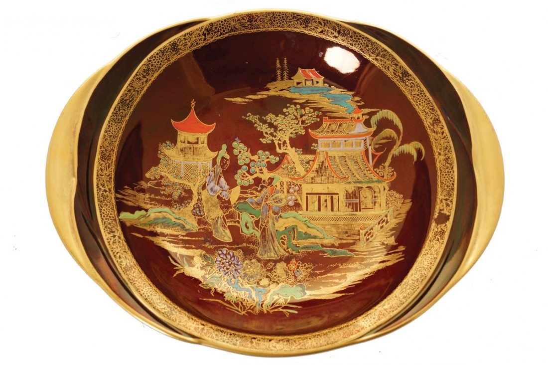 CARLTON WARE FRUIT BOWL (1 of 2)