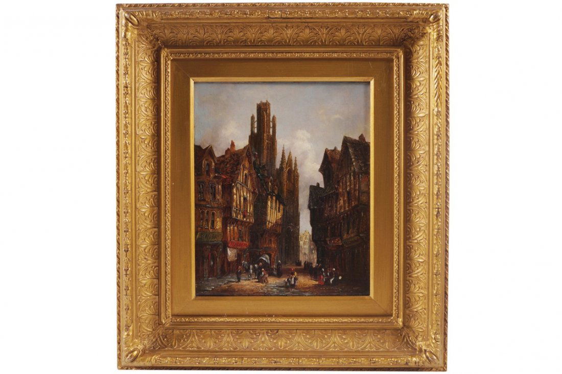HENRY THOMAS SCHAEFER (ENGLISH, 1854-1915): HENRY THOMAS SCHAEFER (ENGLISH, 1854-1915) Rouen Oil on canvas Signed 30 x 25 cm. Worldwide shipping available. Contact shipping@sheppards.ie for quotes prior to auction.