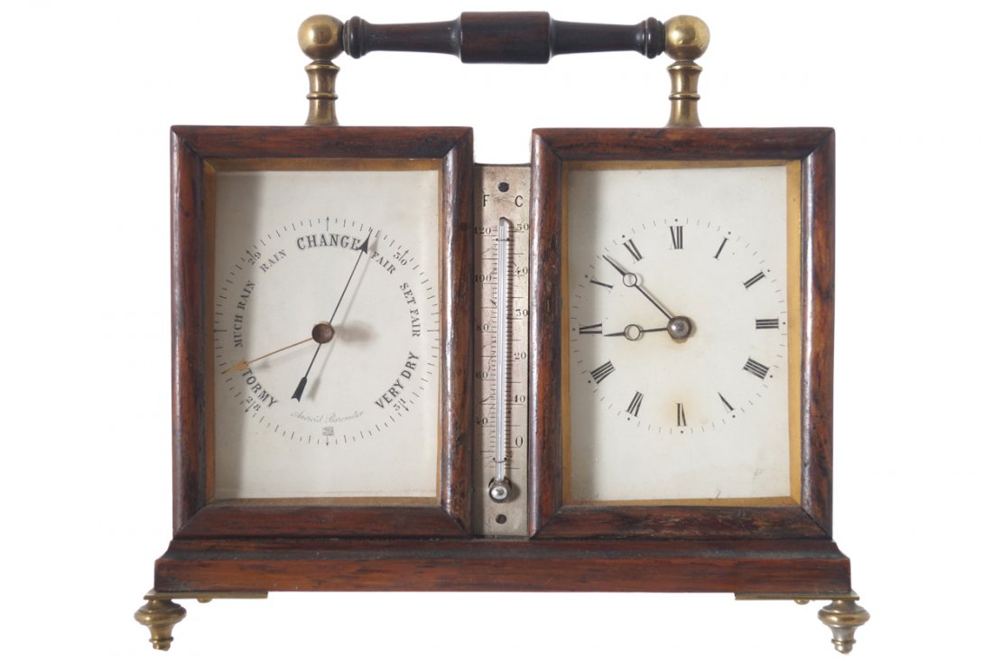 NINETEENTH-CENTURY ROSEWOOD CASED DESK COMBINATION (1 of 1)