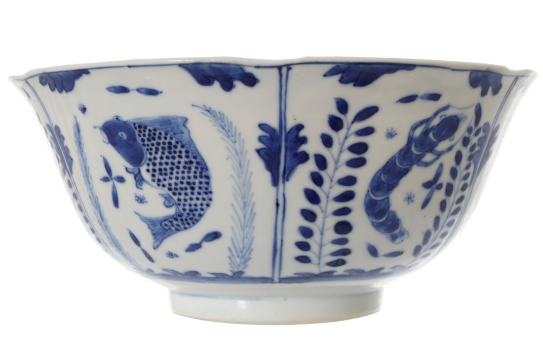 CHINESE BLUE AND WHITE BOWL (1 of 6)