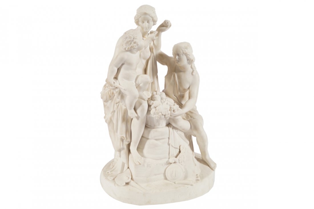 LARGE NINETEENTH-CENTURY PARIAN GROUP (1 of 1)