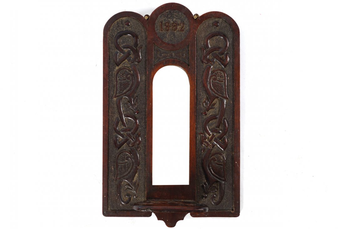 ARTS AND CRAFTS CELTIC REVIVAL HALL MIRROR (1 of 1)