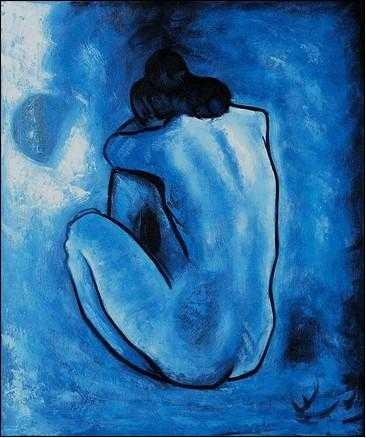 PICASSO - "NUDE": PICASSO - "NUDE" - LIMITED EDITION OIL ON CANVAS - SIGNED BY AUTHORIZED IN HOUSE ARTIST - AUTHENICATED WITH COA - QUALITY FRAMED