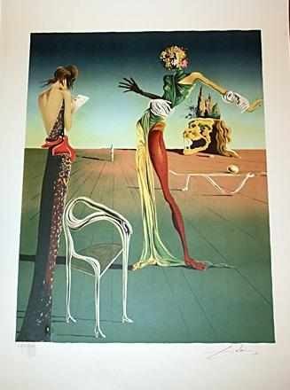 Limited Edition Lithograph by Dali: Salvador Dali - Limited Edition Lithograph - Signed and Numbered - Museum Stamped - Authenticated with COA - Framed
