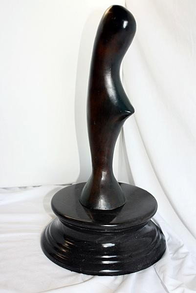 ARP - "UNTITLED" BRONZE SCULPTURE - VERY RARE: JEAN ARP - "UNTITLED" - BRONZE SCULPTURED - SIGNED AND NUMBERED - APPROX. 16 X 5 X 4 - AUTHENICATED WITH COA - VERY RARE