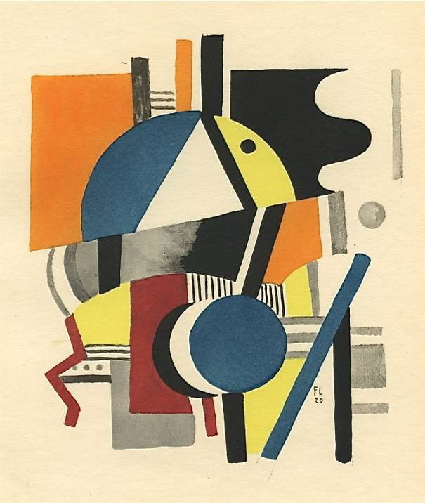 Fernand Leger 1929 pochoir: Medium: pochoir . Published in Paris in 1929 by Charles Moreau in a limited edition for L'Art Cubiste. This is a magnificent and rich impression printed by pochoir master Daniel Jacomet. Image size: 7