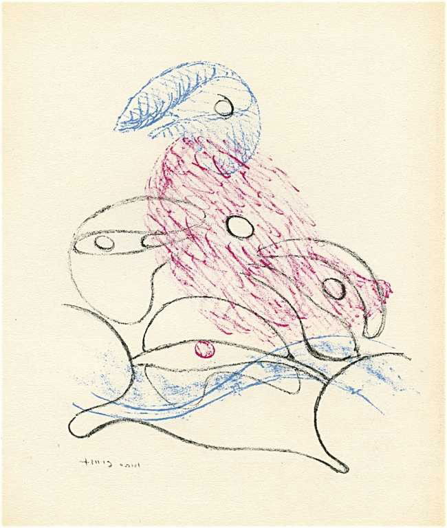 Max Ernst original lithograph, 1947: Medium: original lithograph. Catalouge references: Speis 24, Hughes/Poupard 80. Printed in Paris by Mourlot and published by Pierre à Feu and Maeght Editeur for the Marcel Duchamp / André Breton pro
