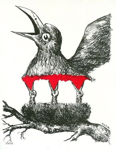 Roland Topor original lithograph, 1967: Roland Topor original lithograph, 1967 Printed in Paris in 1967 and published in an edition of 2500 impressions on wove paper for "Les Temps Situationistes" (The Situationist Times). Sheet size: 11 x 