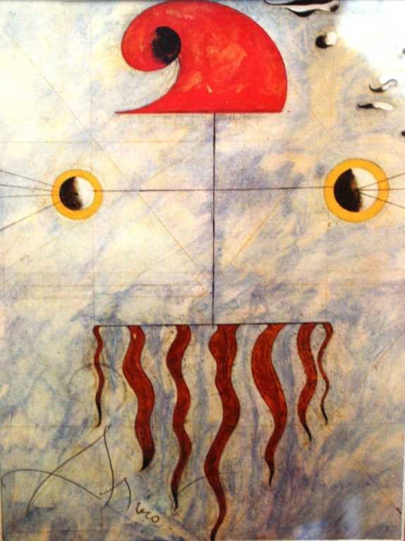 MIRO - HAND SIGNED LITHOGRAPH: JOAN MIRO - "FISH EYE" - HAND SIGNED LITHOGRAPH - PROFESSIONALLY FRAMED AND MATTED - MINT CONDITION - COMES WITH COA - FRAMED SIZE APPX 22 X 26