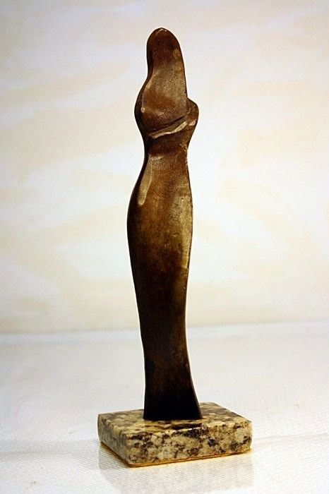 Archipenko Lmt. Ed. Bronze Sculpture: Alexander Archipenko Limited Edition Bronze Sculpture.