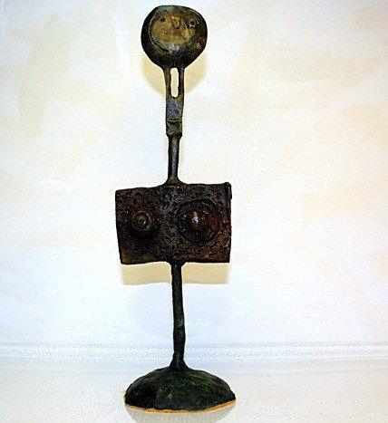 Joan Miro Lmt. Ed. Bronze Sculpture: Joan Miro Limited Edition Bronze Sculpture - . Approx. size: 18x8x7.