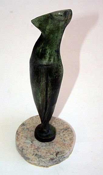 Archipenko "Female Figure" Lmt. Ed. Bronze: Alexander Archipenko - Limited Edition Bronze Sculpture - "Female Figure".With COA.