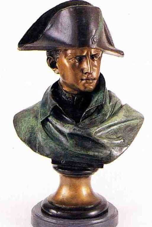 "Napoleon Bust" Bronze Sculpture - R. Colombo: "Napoleon Bust" Bronze Sculpture - R. Colombo - Museum Brown Finish - Mounted on Fine Italian Marble Base - Signed - Mint Condition - 25"H x 11"W - Lost Wax Cast Bronze