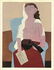 26: Picasso "Femme assise" color pochoir