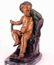17: "Crying Boy" Bronze Sculpture - A. Moreau