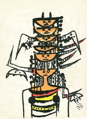 Wifredo Lam original lithograph, 1979: Wifredo Lam original lithograph, 1979 - Executed in 1979 and published in a limited edition of 1000 impressions. Size: 10 x 7 1/2 inches. Not signed. This original Wifredo Lam lithograph is from the s