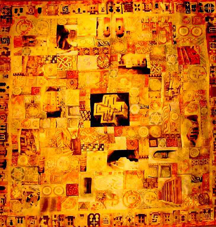 SILK SCARF - GUSTOV KLIMT: 100% SILK SCARF MADE WITH THE IMAGE OF A WORK BY GUSTAV KLIMT - HAND ROLLED EDGES - 35"X35" - BEAUTIFUL QUALITY ACCESSORY