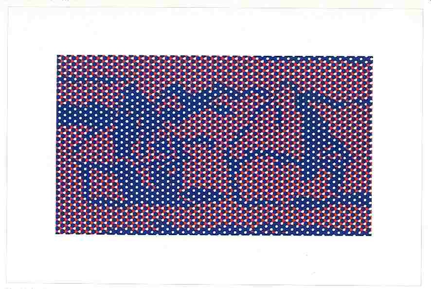 LICHTENSTEIN "HAYSTACK #4" LITHOGRAPH 1969