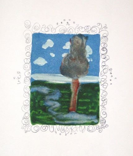 ANDRE DERAIN LITHOGRAPH "IN THE GARDEN OF ALLAH: ANDRE DERAIN LITHOGRAPH "IN THE GARDEN OF ALLAH" - PUBLISHED IN PARIS BY TERIADE FOR VERVE (VOLUME 1, NUMBER 4), IN 1939. VERVE WAS FOUNDED IN 1937 TO SHOWCASE ORIGINAL PRINTS BY THE LEADING ARTISTS O