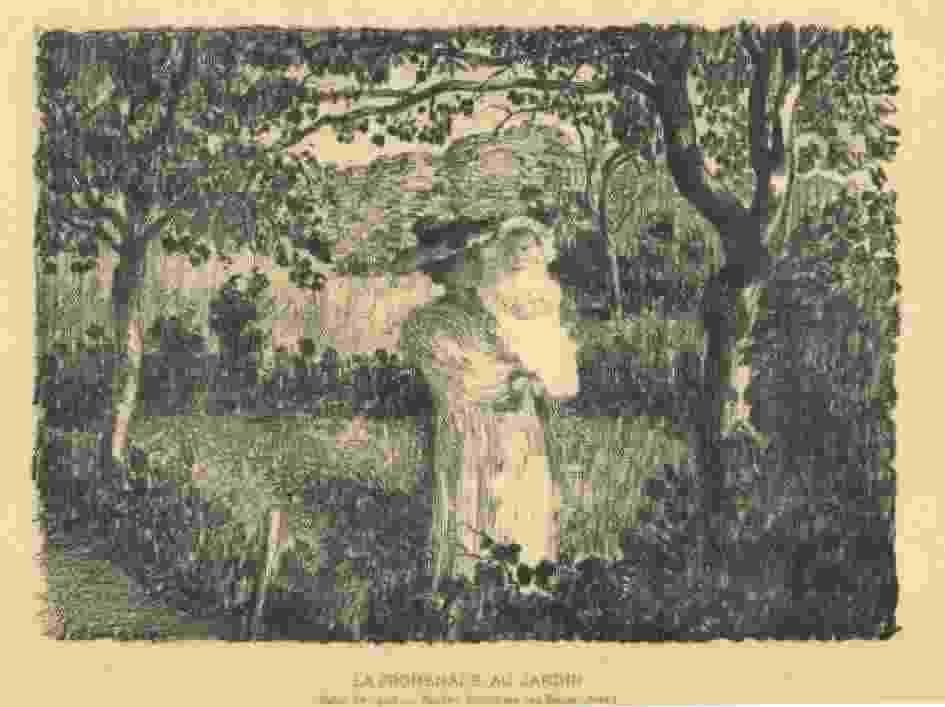 HENRI LEBASQUE ORIGINAL LITHOGRAPH: HENRI LEBASQUE ORIGINAL LITHOGRAPH. PRINTED IN PARIS BY A. CLOT. PUBLISHED IN 1903 BY GAZETTE DES BEAUX ARTS. IMAGE SIZE: 5 5/8 X 7 7/8 INCHES (143 X 200 MM) ON SIMILI JAPON PAPER- PROFESSIONALLY FRAM