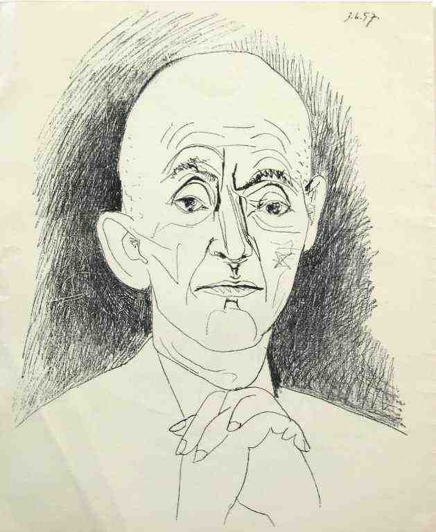 Pablo Picasso Portrait De Daniel Henry Kahnweiler