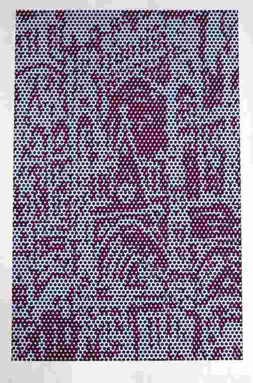 LICHTENSTEIN "CATHEDRAL #4" LITHOGRAPH 1969: DONE IN HOMAGE TO CLAUDE MONET, THIS VINTAGE 1969 POP ART CLASSIC PRINT IS BEST APPRECIATED WHEN VIEWED FROM A DISTANCE. MEDIUM: LITHOGRAPH (AFTER THE ORIGINAL). THIS IS A BEAUTIFULLY EXECUTED SMALLER