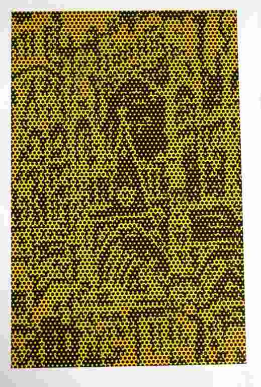 LICHTENSTEIN "CATHEDRAL #5" LITHOGRAPH 1969: DONE IN HOMAGE TO CLAUDE MONET, THIS VINTAGE 1969 POP ART CLASSIC PRINT IS BEST APPRECIATED WHEN VIEWED FROM A DISTANCE. MEDIUM: LITHOGRAPH (AFTER THE ORIGINAL). THIS IS A BEAUTIFULLY EXECUTED SMALLER