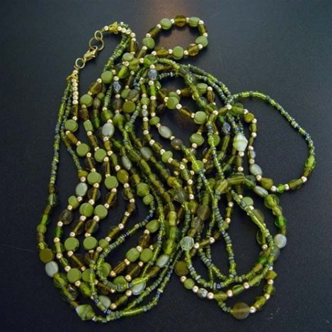 TRIPLE STRAND JADEITE NECKLACE - 2