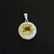 3.4CTW CITRINE AND DIAMOND PENDANT IN STERLING