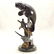 MANANTEE & SEALIFE BRONZE SCULPTURE