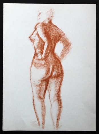 DERAIN ORIGINAL LITHOGRAPH 1957: ANDRE DERAIN ORIGINAL LITHOGRAPH ON WOVE PAPER - EXECUTED FOR DERRIÈRE LE MIROIR (NO. 94-95) IN 1957 - PUBLISHED BY IN PARIS BY THE MAEGHT ATELIER - PAGE SIZE 15" X 11" (380 X 280 MM) - UNFRAMED