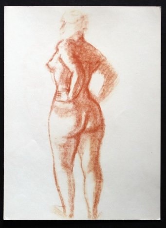 DERAIN ORIGINAL LITHOGRAPH 1957: ANDRE DERAIN ORIGINAL LITHOGRAPH ON WOVE PAPER - EXECUTED FOR DERRIÈRE LE MIROIR (NO. 94-95) IN 1957 - PUBLISHED BY IN PARIS BY THE MAEGHT ATELIER - PAGE SIZE 15" X 11" (380 X 280 MM) - UNFRAMED