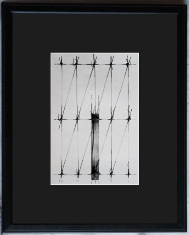 GERARD TITUS CARMEL ART PRINT 1981: GERARD TITUS CARMEL ART PRINT - EXECUTED FOR DERRIÈRE LE MIROIR (NO. 243) IN 1981 - PUBLISHED BY IN PARIS BY THE MAEGHT ATELIER - PAGE SIZE 15" X 11" (380 X 280 MM) - PROFESSIONLALLY FRAMED & MATTED 