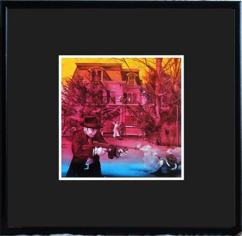 JACQUES MONORY LITOGRAPH 1978: JACQUES MONORY LITHOGRAPH - EXECUTED FOR DERRIÈRE LE MIROIR (NO. 227) IN 1978 - PUBLISHED BY IN PARIS BY THE MAEGHT ATELIER - PAGE SIZE 7.5" X 11" (190 X 280 MM) - PROFESSIONALLY FRAMED & MATTED - FR