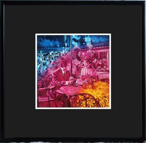 JACQUES MONORY LITOGRAPH 1978: JACQUES MONORY LITHOGRAPH - EXECUTED FOR DERRIÈRE LE MIROIR (NO. 227) IN 1978 - PUBLISHED BY IN PARIS BY THE MAEGHT ATELIER - PAGE SIZE 7.5" X 11" (190 X 280 MM) - PROFESSIONALLY FRAMED & MATTED - FR