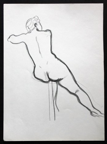 DERAIN ORIGINAL LITHOGRAPH 1957: ANDRE DERAIN ORIGINAL LITHOGRAPH ON WOVE PAPER - EXECUTED FOR DERRIÈRE LE MIROIR (NO. 94-95) IN 1957 - PUBLISHED BY IN PARIS BY THE MAEGHT ATELIER - PAGE SIZE 15" X 11" (380 X 280 MM) - UNFRAMED