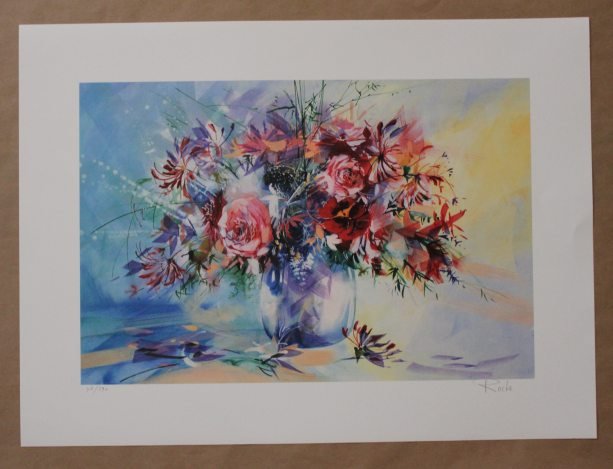 ROCHE LT ED HAND SIGNED LITHOGRAPH: Roche Limited Edition Hand Signed & Numbered Lithograph on Heavy Wove Archival Paper * Image Size Appx. 16" x 24" * Unframed * Hand Signed by the Artist in Pencil * Numbered in Pencil "48/390"