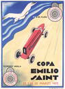 187: ORIGINAL Poster Copa Emilio Saint Auto DESIGN