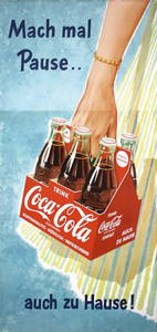 44: Original 1950s Coca Cola Poster